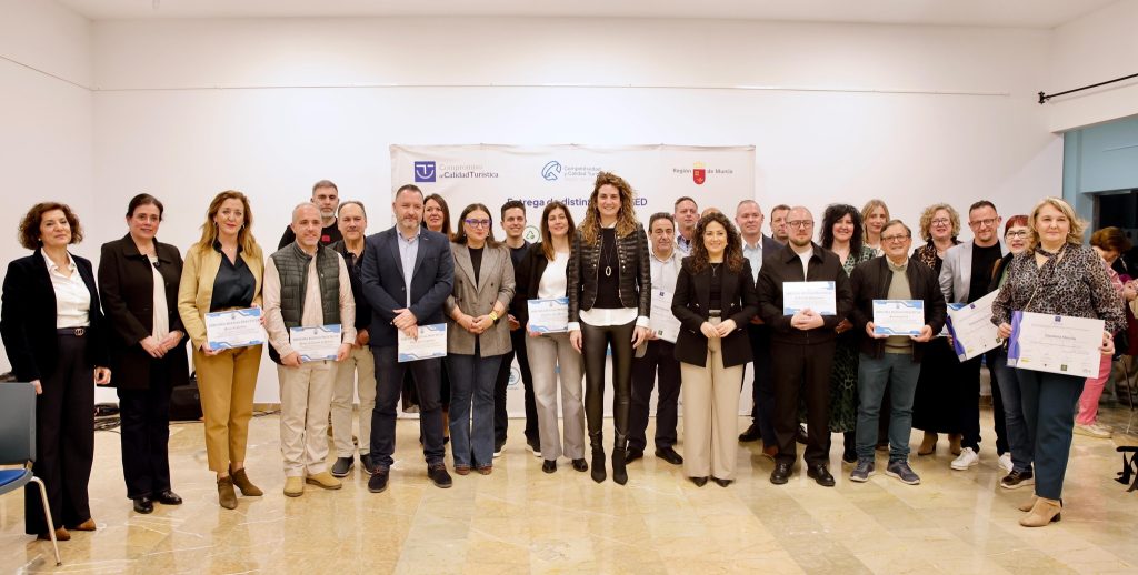 Entrega de Certificaciones SICTED 2025 en Archena - Calidad Turística de Murcia