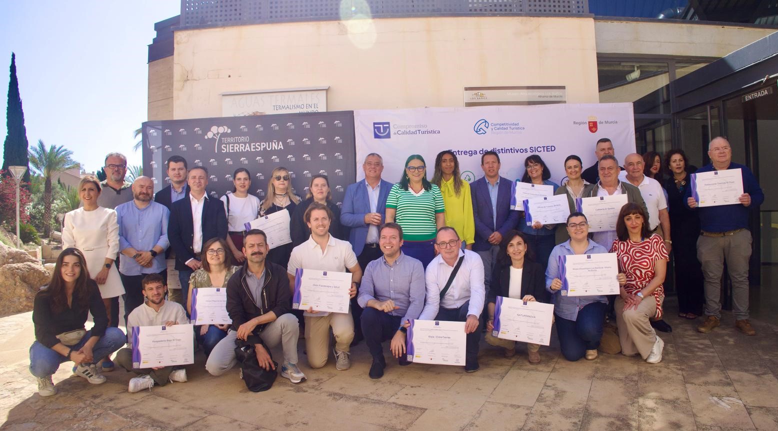 Certificaciones SICTED 2025 - Calidad Turística de Murcia